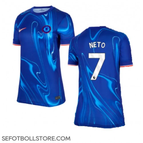 Chelsea Pedro Neto #7 Replika Hemmatröja Dam 2024-25 Kortärmad